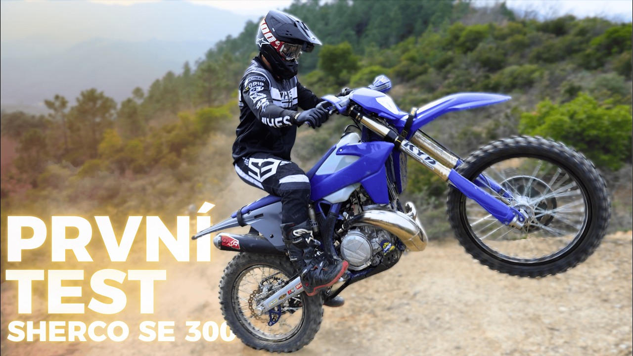 PRVNÍ TEST SHERCO SE 300!