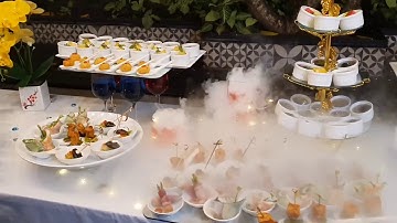 Tiệc Teabreak Finger Food cho lễ đính hôn tại Saigon Chic