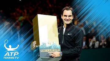 Roger Federer World No.1 presentation and speech! | Rotterdam 2018