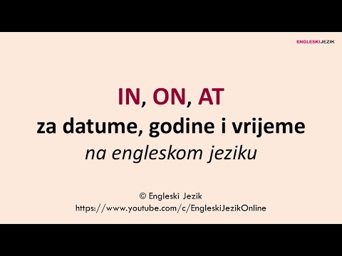 Video: Kako se kaže predikat na engleskom?