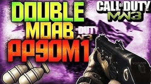 Cod MW3 - Unsilenced PP90M1 Double MOAB - (Cod Modern Warfare 3 Multiplayer Gameplay)