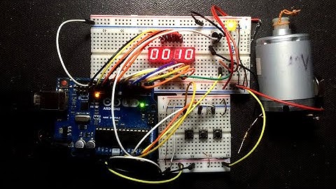 Arduino Coil Winder automatic stop DC Motor & Relay TEST project
