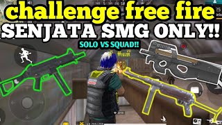 Challenge Free Fire Senjata Smg Only