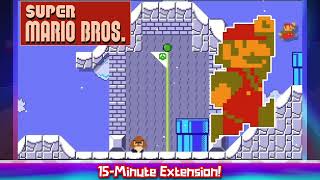 Snow Theme (Super Mario Maker 2) - Super Mario Bros. Slowed Down (Version 2) [15-Minute Extension]