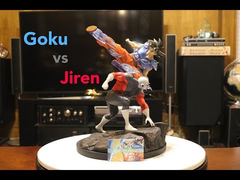 Video Dragon Ball, Ofubito Goku vs Jiren Resin Statue... - youtube