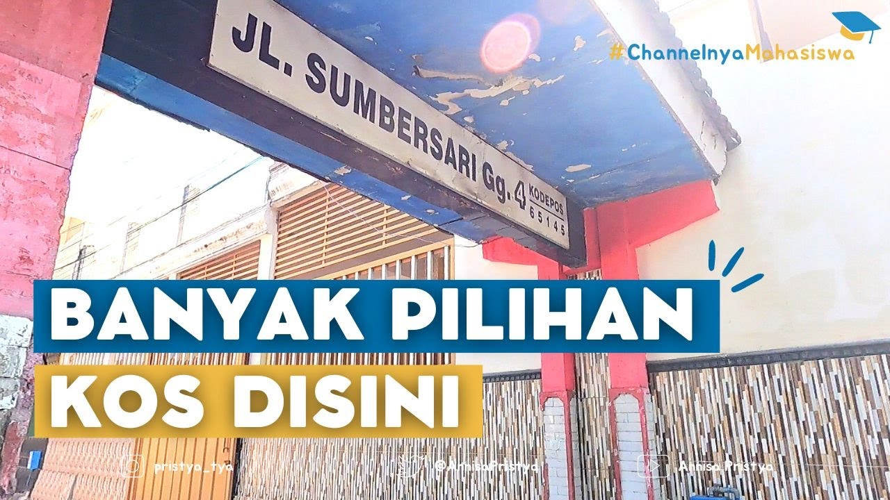 Kos Putra & Putri Selatan UB: Jalan Sumbersari Gang IV & IV A