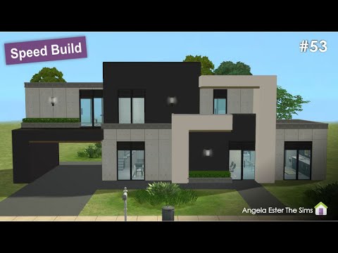 SpeedBuild Casa Moderna Contemporânea Familiar no The Sims 2