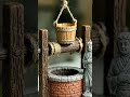 Miniature Work Water Well with Small Man