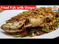 Yummy Crispy Fried Fish with Ginger and Soy Sauce in 15 Mins