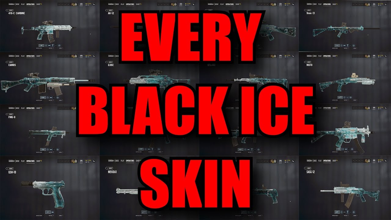 Lets Talk About The Black Ice Skin Pre Alpha Pack Rainbow Six