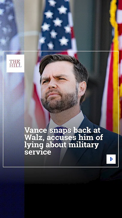 Vance Snaps Back At Walz, Accuses Him Of Lying About Military Service