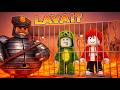 Mikey and JJ Escaped LAVA BARRY in ROBLOX!? 🌋🔥😱