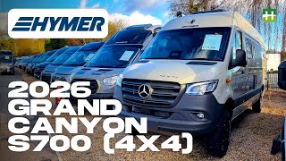 2026 Hymer Grand Canyon S 700 4x4 | New Campervan Video Tour