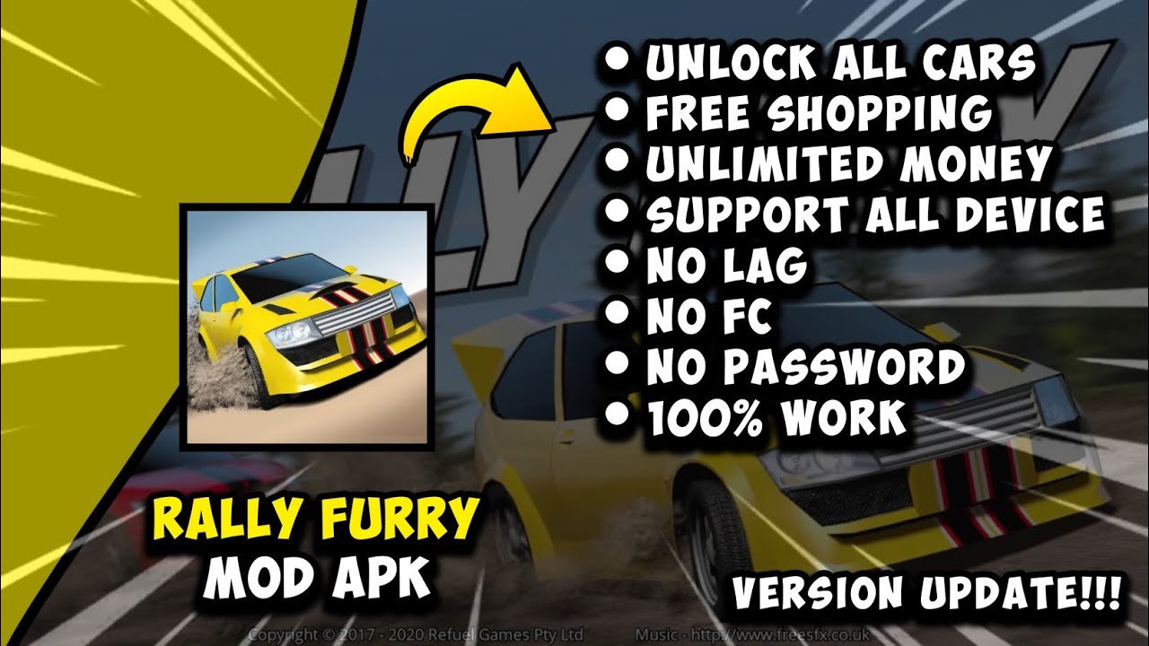 RALLY FURRY MOD APK [ NO PW ] || VERSION UPDATE!!! - YouTube