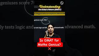 GMAT 700+ Myth Busted 😳 You Don't Need to Be a Maths Genius💯 #pw #gmat #myths