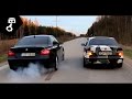 BMW 344i M62b44 (E36) vs 535d (E60) Drag; zhmuraTV