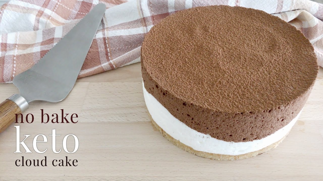 Keto No Bake Cloud Cake Youtube