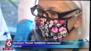 WPSD Local 6 story about Jackson House COVID-19 Vaccine Clinic March 2nd 2021
