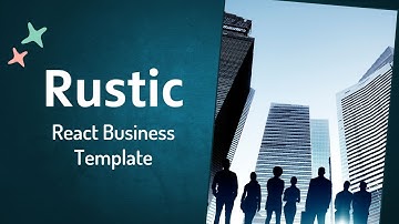 Rustic - React Business Template | React Business Website Template