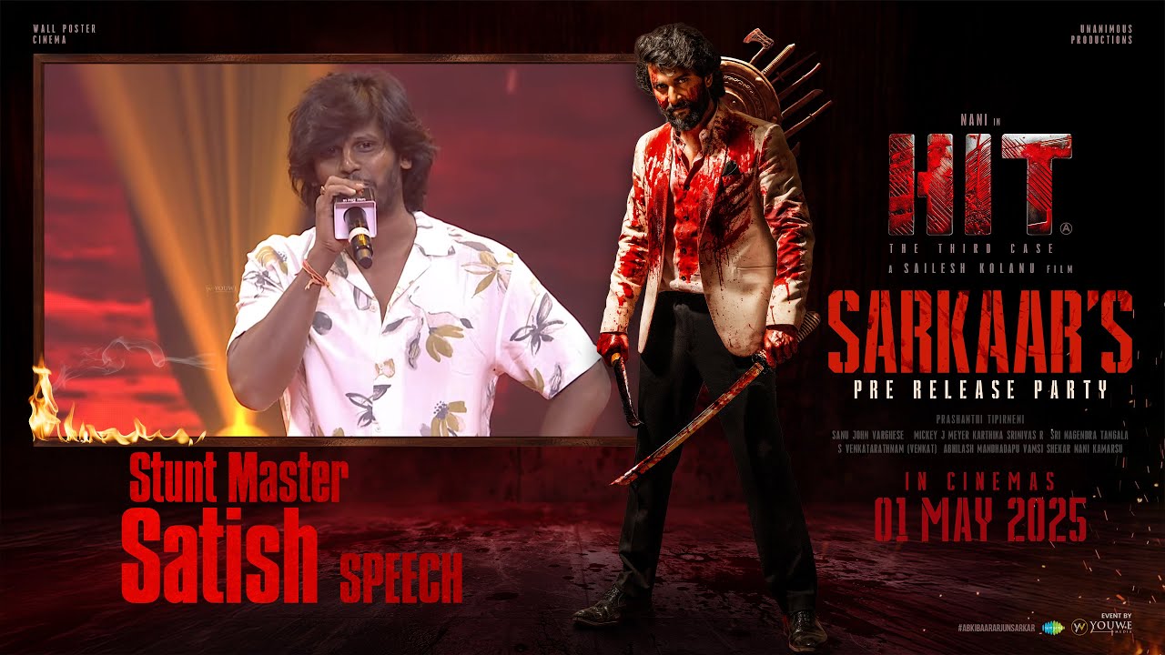 Stunt Master Satish Speech at 