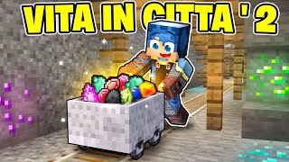 SUPER BOTTINO DI PIETRE PREZIOSE IN MINIERA! - VITA IN CITTÀ 2 MINECRAFT Ep.44 screenshot 5