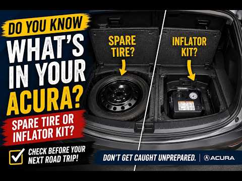 Does Your Acura Have a Spare Tire? (Check Before Your Next Road Trip!)