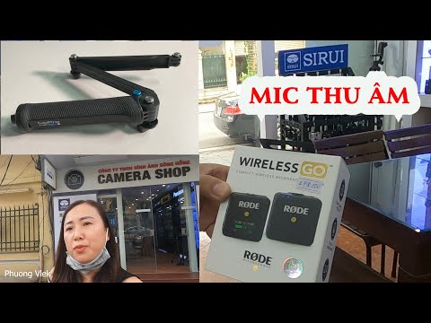 🎥 Phuong Vlek - Đi Mua Mic Thu Âm Không Dây Rode Wireless GO và Gậy Đa Năng Gopro — Video review, click xem trên YouTube