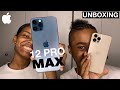 iPHONE 12 PRO MAX GOLD + PACIFIC BLUE UNBOXING🤩💙