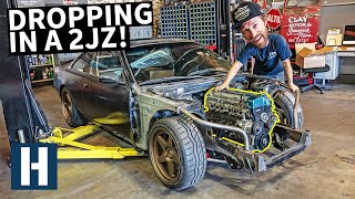 2JZ Install on Danger Dan's $500 Nissan 240SX! - YouTube