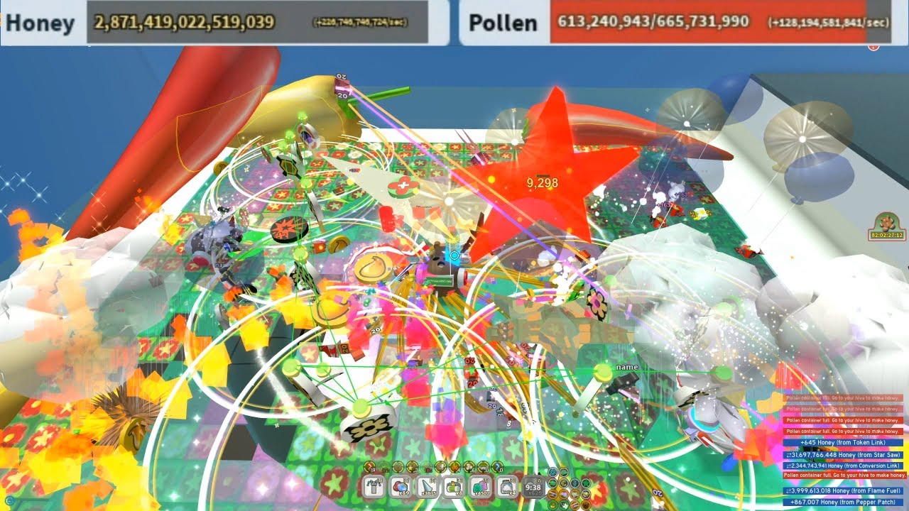103 Trillion Red Boost, But Used Only 64 Stingers (No Festive Bean/Honeyday) | Bee Swarm Simulator