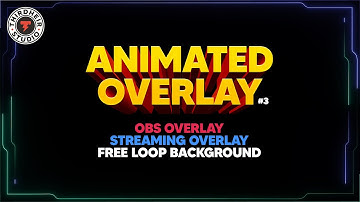Animated Overlay #3 | Animated OBS Overlay | Stream Overlay | Webcam Overlay | Motion Graphics