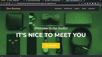 Basic Web Design :  Modifying Bootstrap Templates