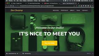 Basic Web Design :  Modifying Bootstrap Templates