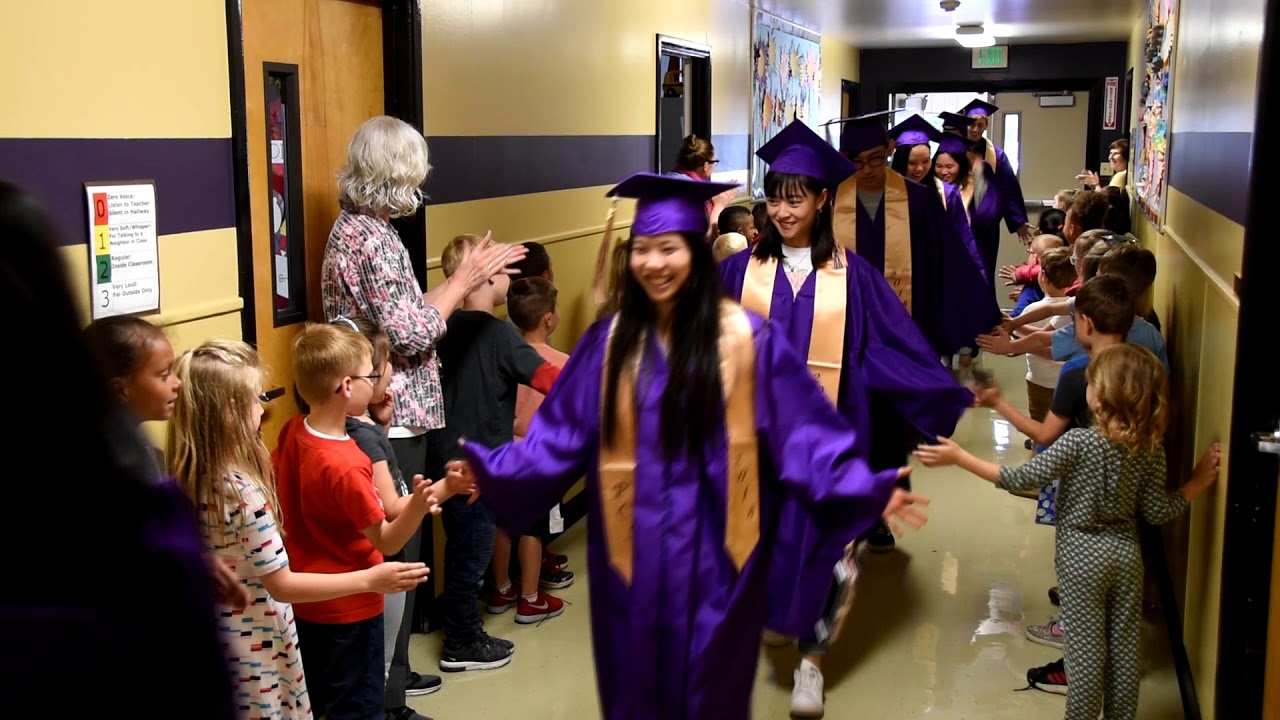 Portland Christian Schools 2018 Senior Walk At Elementary Campus YouTube