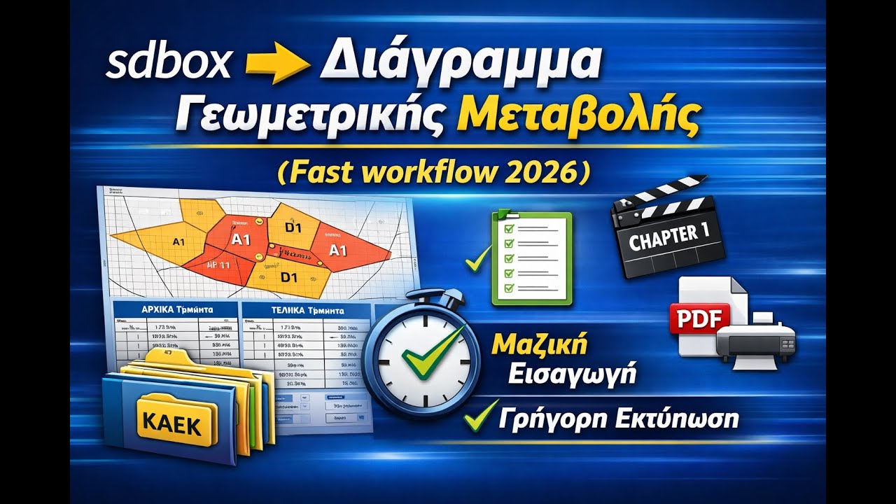 sdbox ⮕ Διάγραμμα Γεωμετρικής Μεταβολής (Fast workflow 2026)