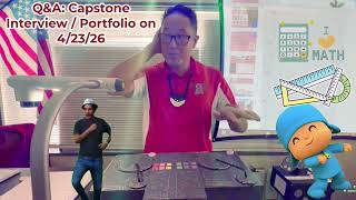 Q&A: Capstone Interview / Portfolio on 4/23/26