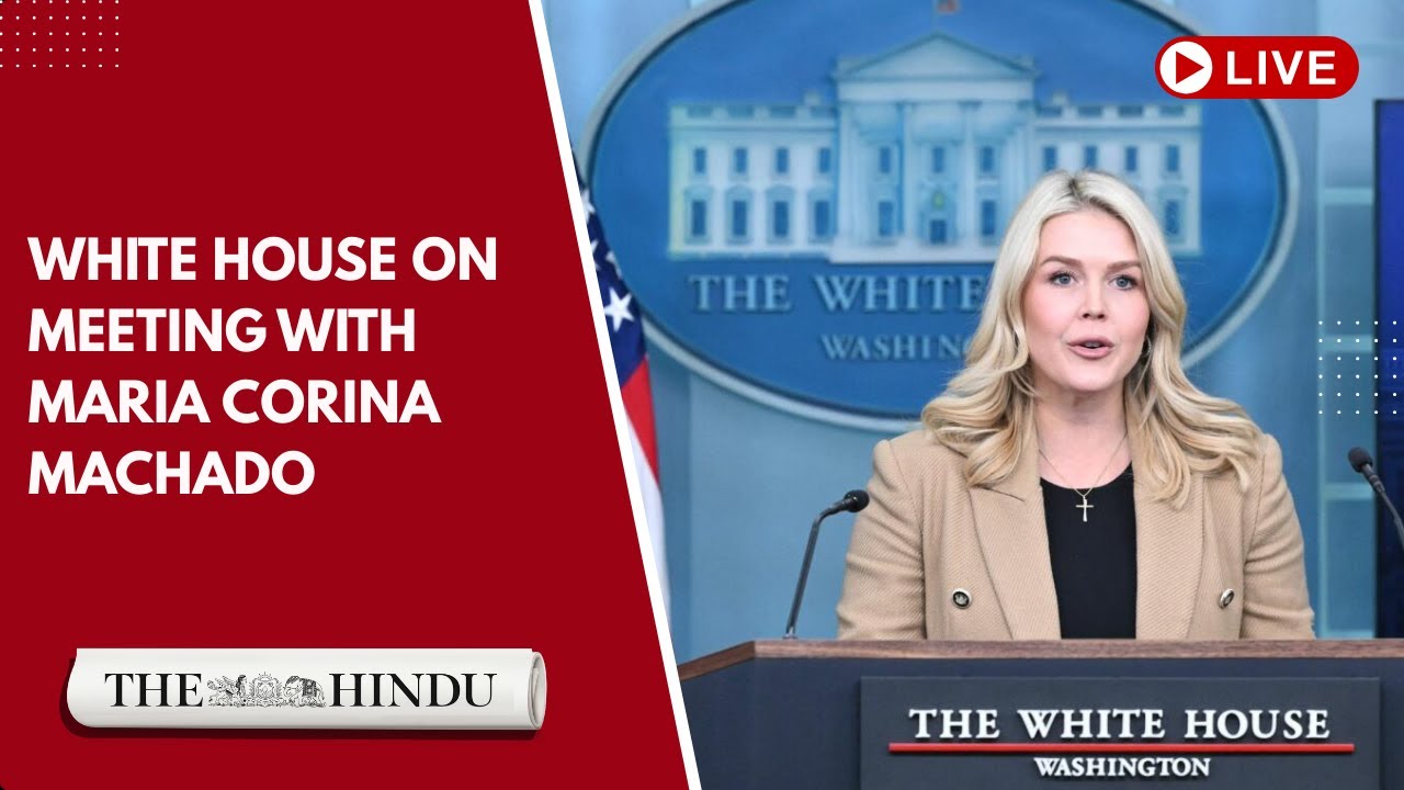 White House Briefing by Karoline Leavitt | Trump’s meeting with Machado