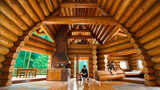 This Couple Shocked Everyone | Spent two years building the magnificent villa deep in the forest