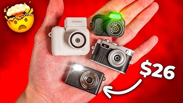 Testing The SMALLEST Cameras On The Internet!