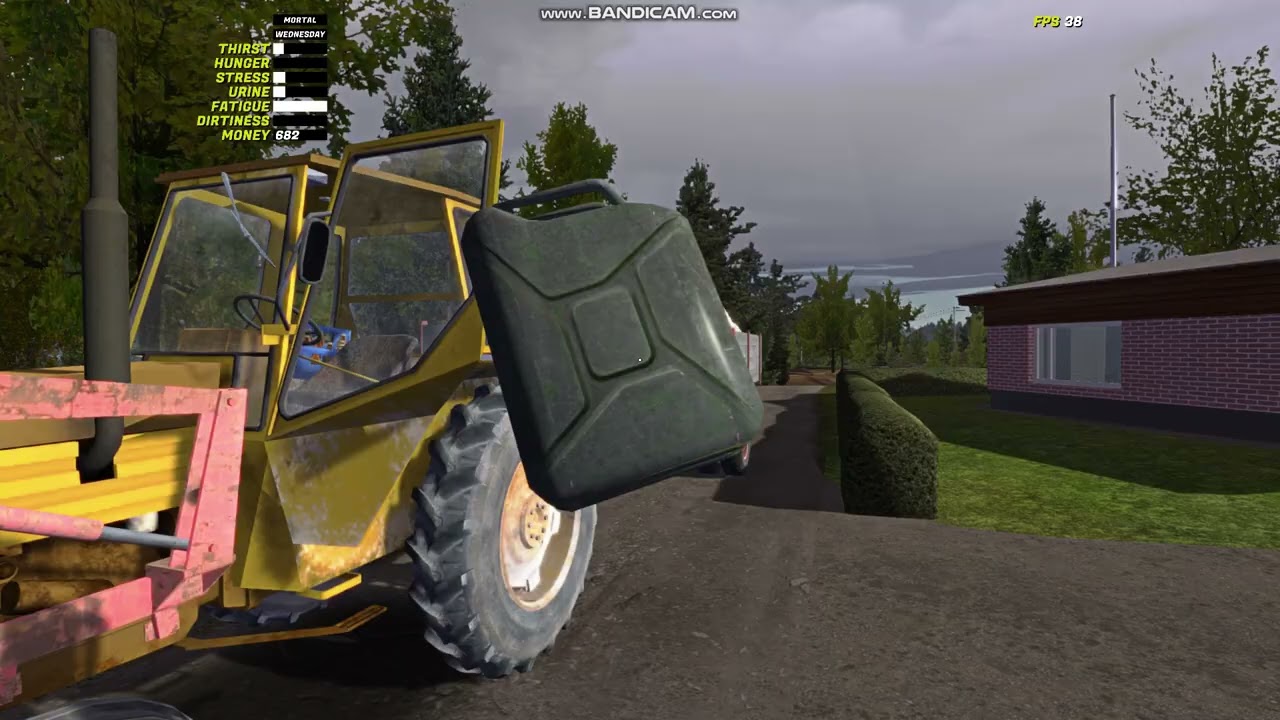 Terminei de cortar lenha e estou me organizando - My Summer Car no commentary #55