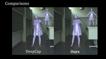 Deep Physics-aware Inference of Cloth Deformation for Monocular Human Performance Capture