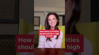 How many activities should you do in high school #collegeapps #highschool