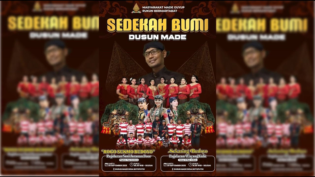 🔴 LIVE WAYANG KULIT KI DALANG BLEGO ARDIANTO & SEKARING BUDOYO SEDEKAH BUMI Dsn MADE TIKUNG LAMONGAN