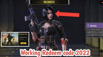 New Redeem code codm 2022