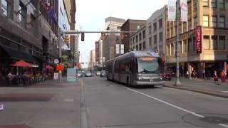 GCRTA Bus: Public Square bound DE60LFA 2908 HealthLine at Euclid Av/E 3 St GCRTA Bus: Public Square bound DE60LFA 2908 HealthLine at Euclid Av/E 3 St