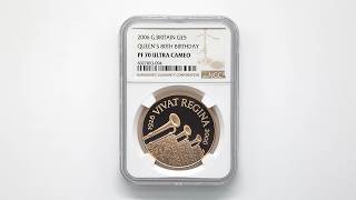2006 英国（イギリス） エリザベス2世 誕生80周年記念 5ポンド金貨