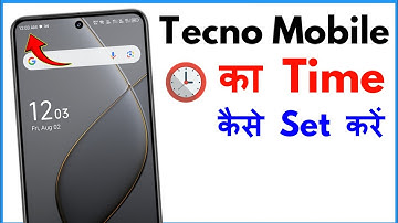 Tecno Mobile Me Time Kaise Set Kare | Tecno Mobile Date And Time Setting