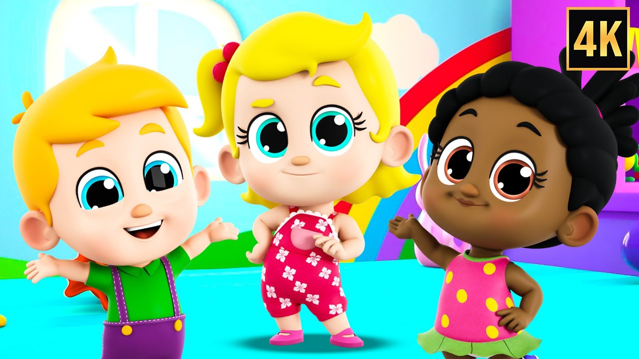 Five little babies Jumping on the Bed + Animated More Nursery Rhymes for Toddler