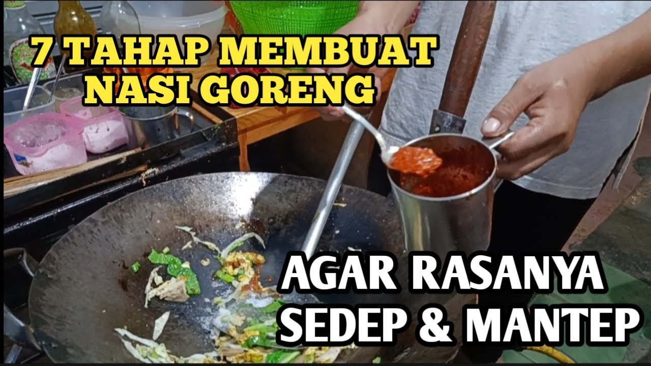 UDAH TAU BELOM ⁉️ 7 TAHAP MEMBUAT NASI GORENG ALA ABANG2