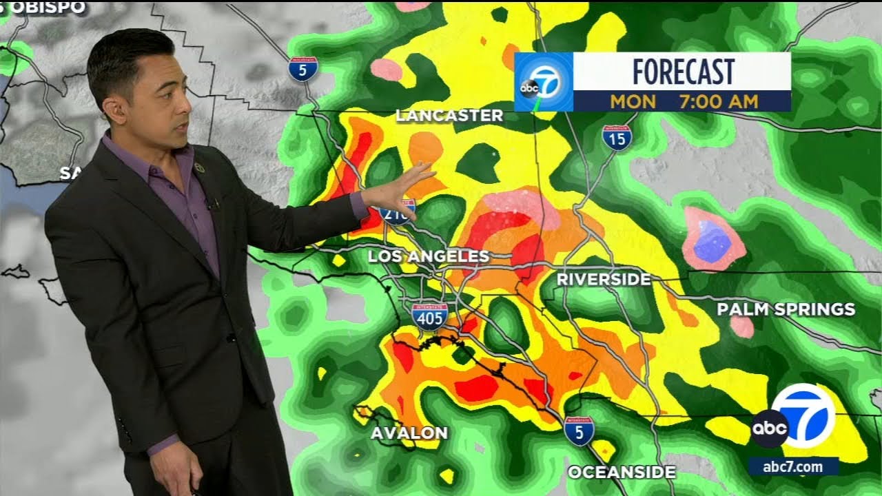 When and where will the rain fall this weekend in SoCal? - YouTube